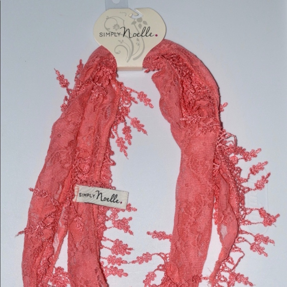 Pink/Salmon Colored Scarf